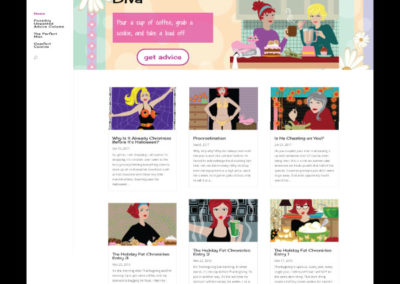 blog design for the divorce diva by Zero Gravity Studios